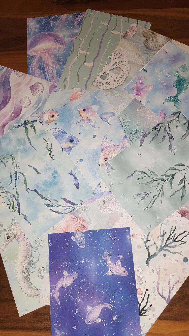 Underwater World (Background) (16 Sayfa)