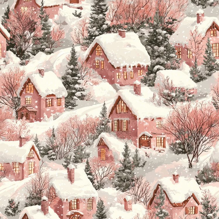 winter city background