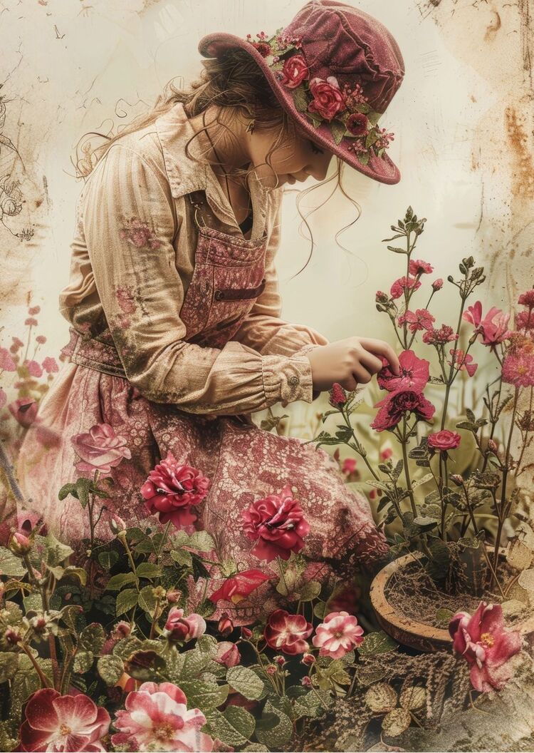 Red Vintage Women