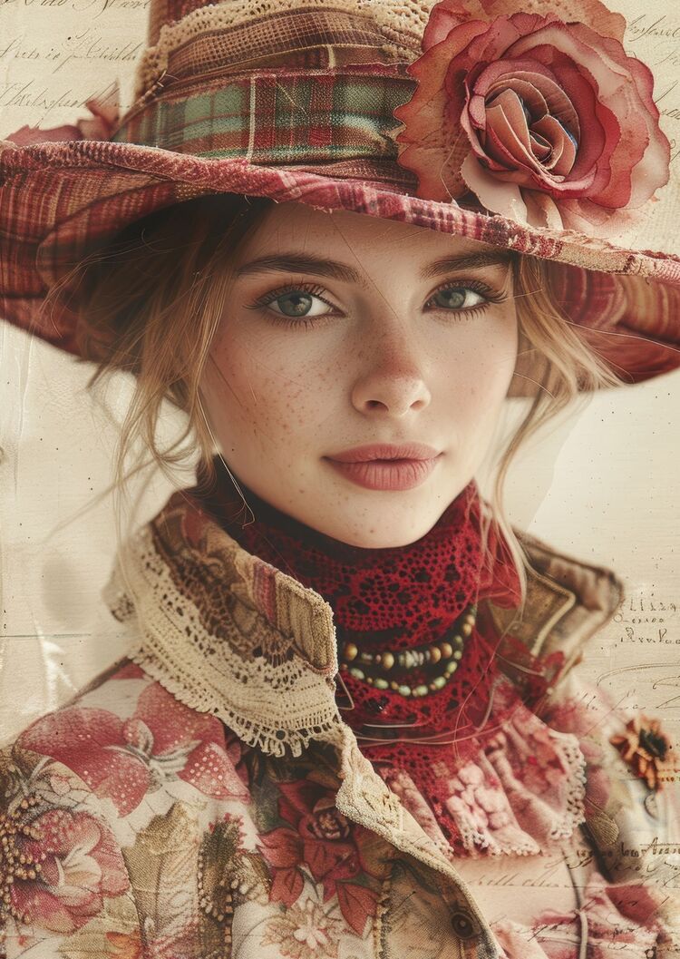 Red Vintage Set