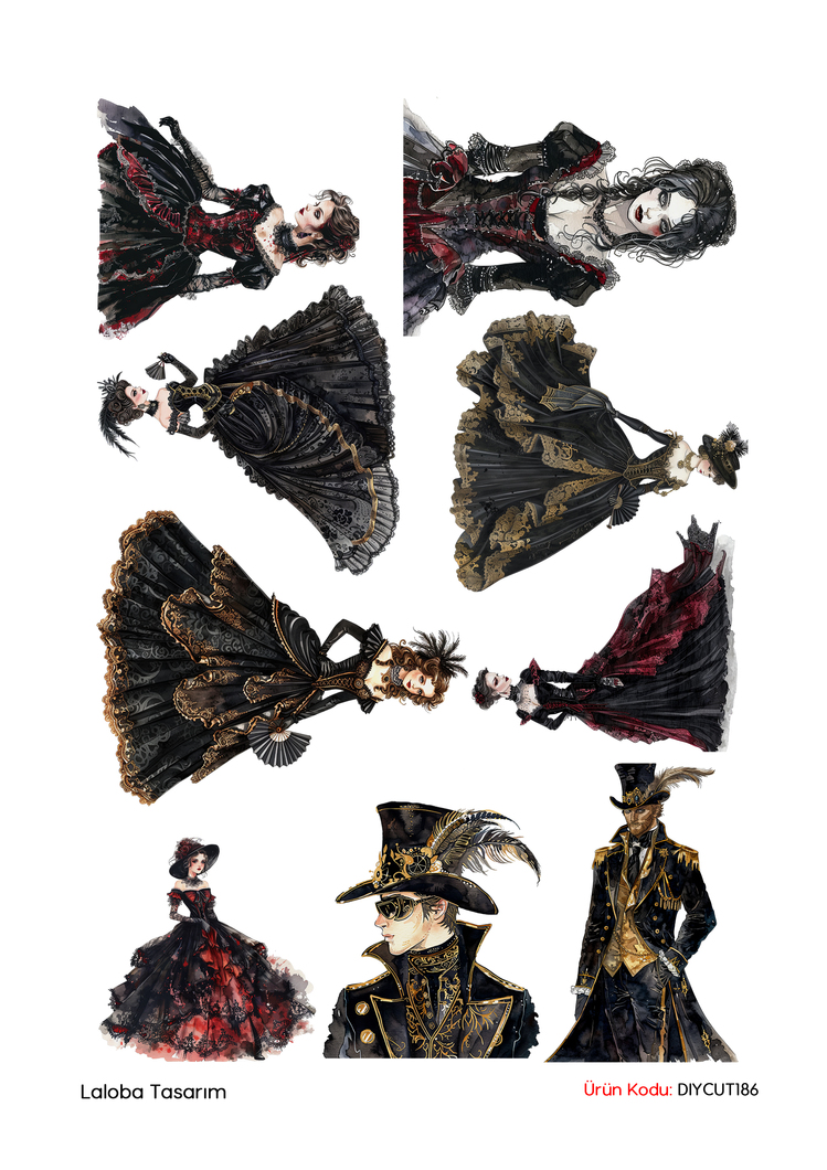 Steampunk (4) (DIY CUT)