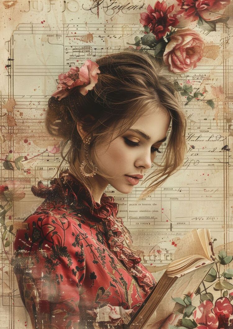 Red Vintage Women