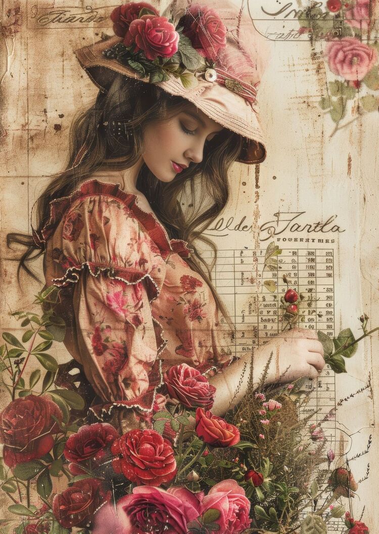 Red Vintage Women