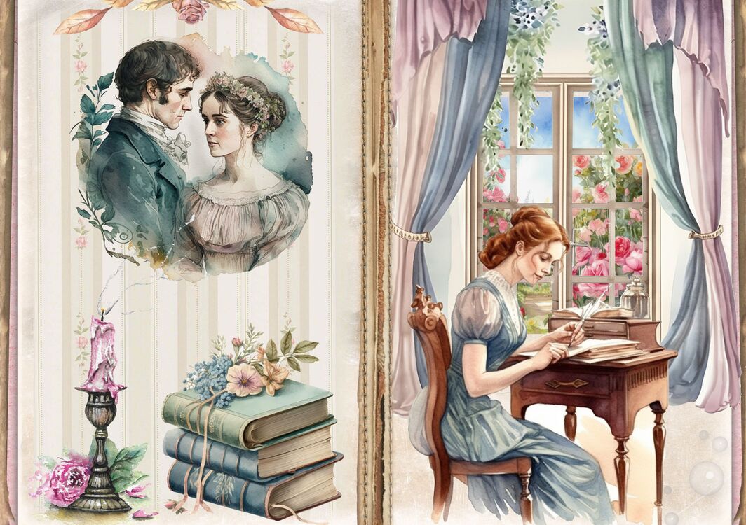 Pride and Prejudice scrapbook set