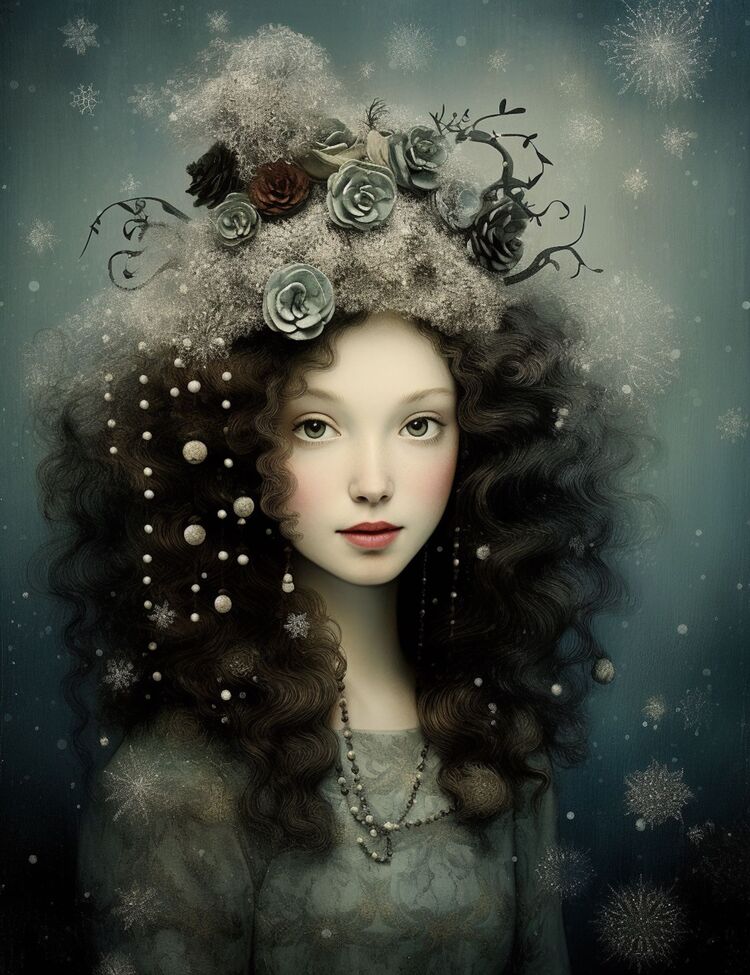 Winter Women Portrait 