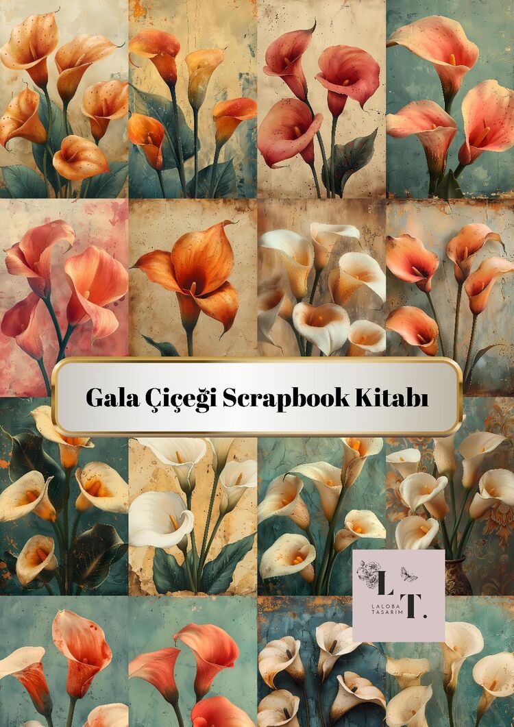 Gala Çiçeği Scrapbook Kitabı