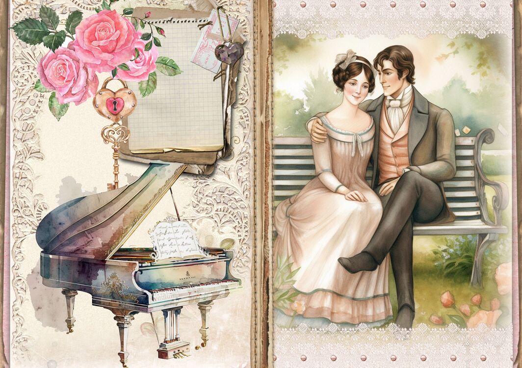 Pride and Prejudice scrapbook set