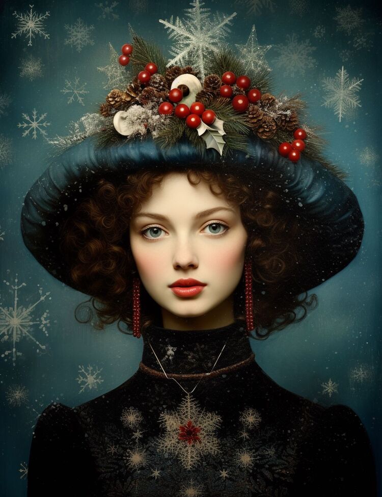 Winter Women Portrait 