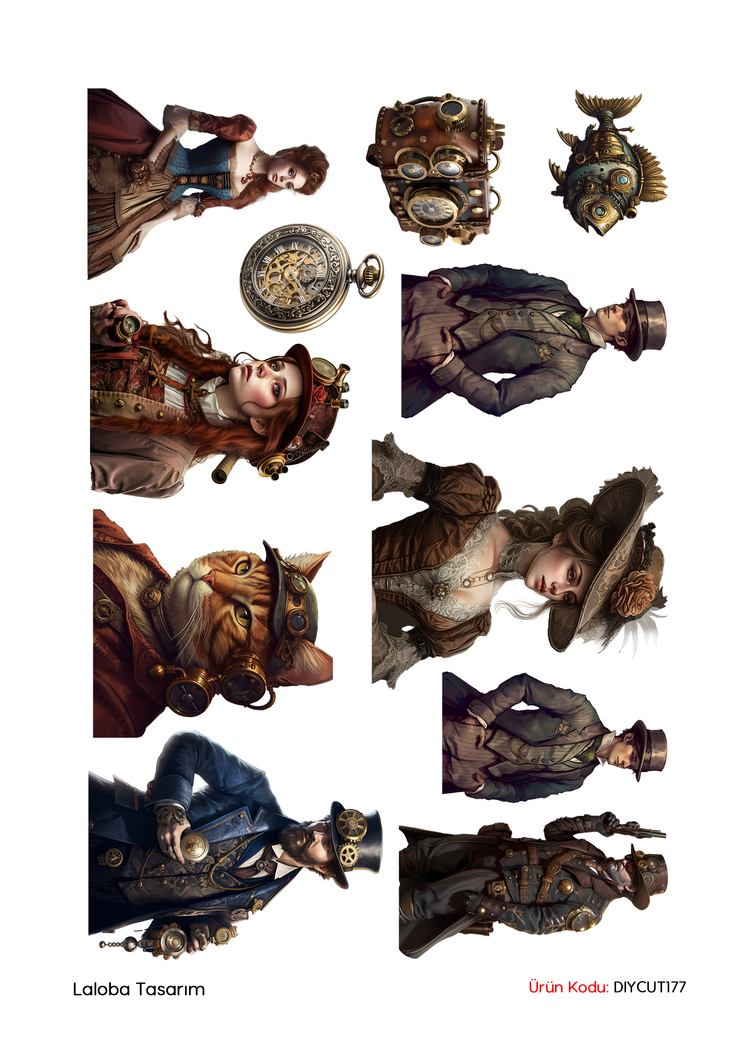 Steampunk (2) (DIY CUT)