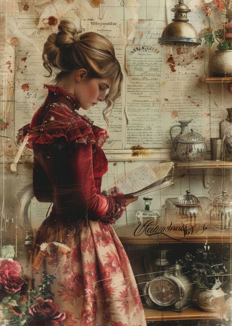 Red Vintage Women