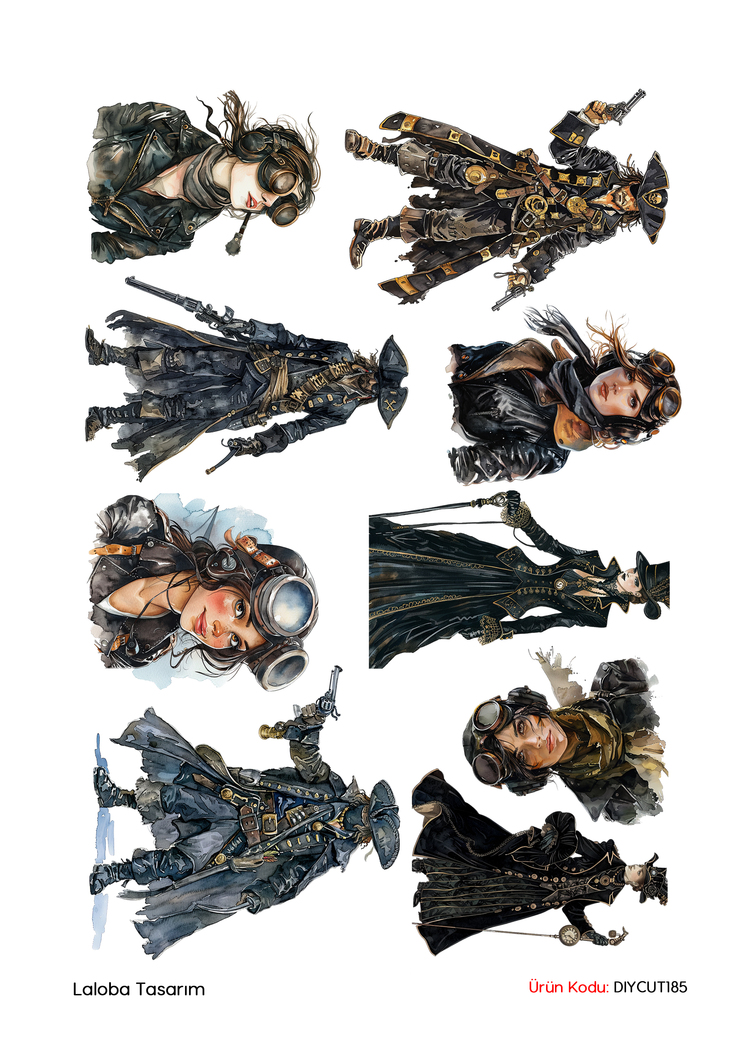 Steampunk (3) (DIY CUT)