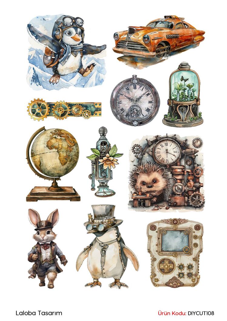 Steampunk (2) (DIY CUT)