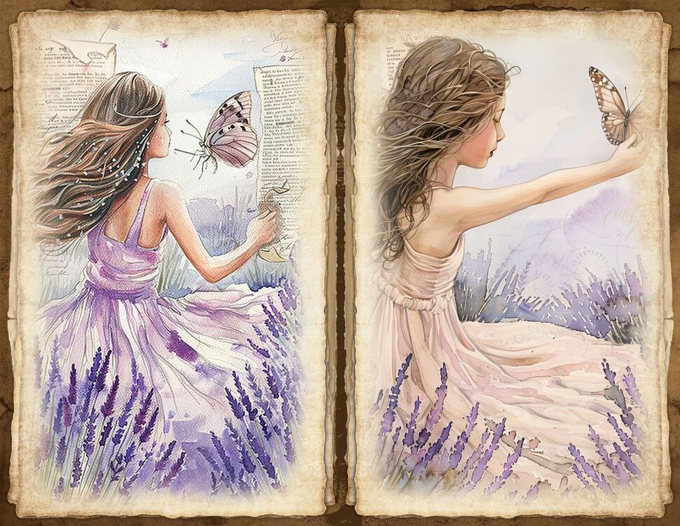 Lavanta Kokulu Bir Yaz (Scrapbook) (62 Sayfa)
