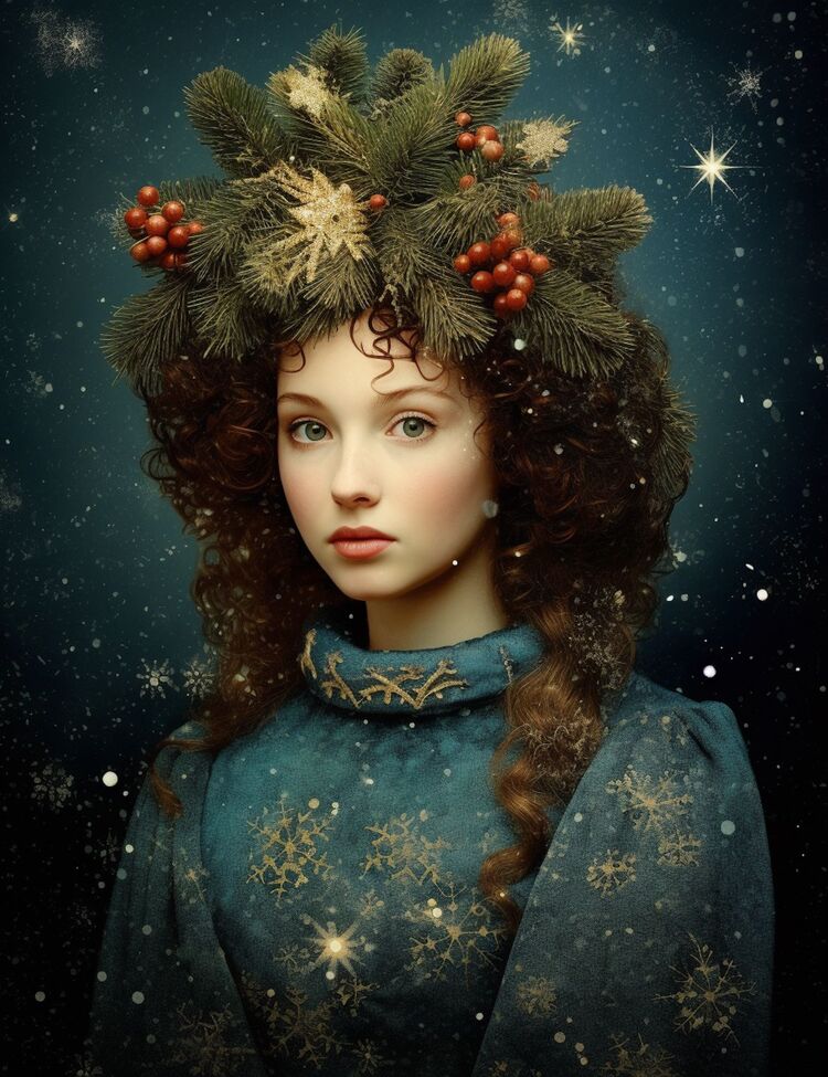 Winter Women Portrait 