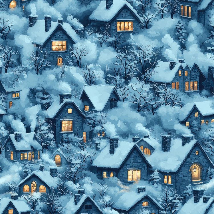 winter city background