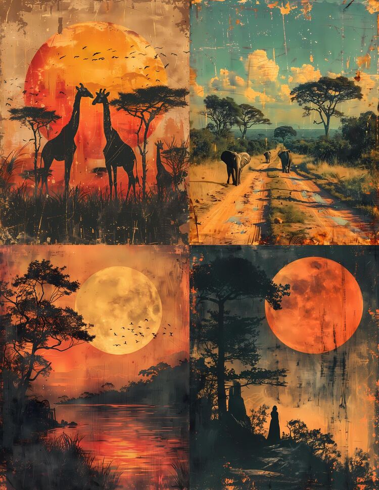 Safari Summer gün batımı