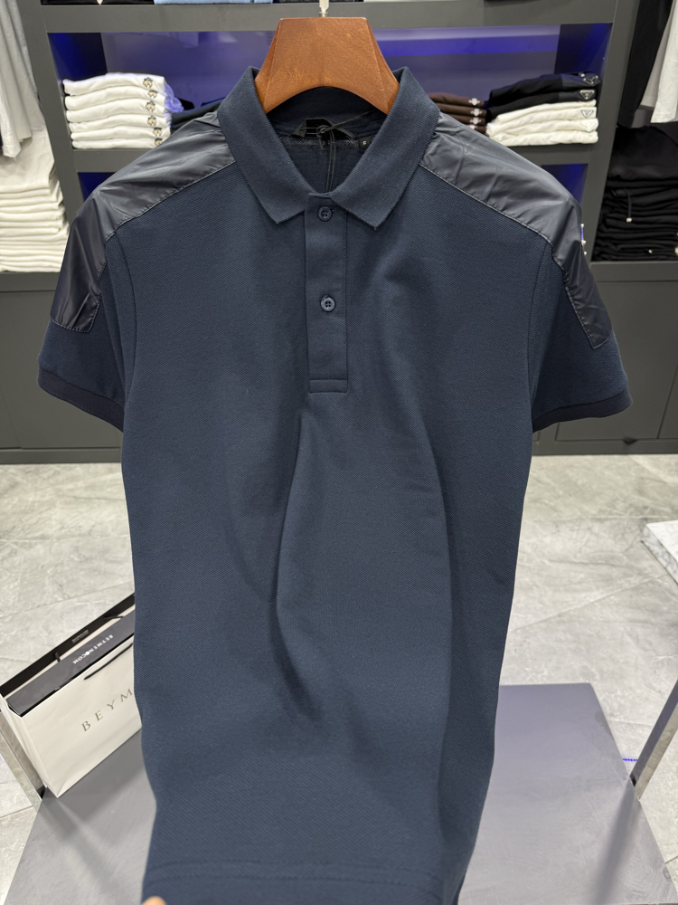Prada Premium Lacivert Polo Yaka