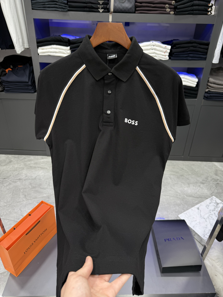 Boss Premium Siyah Polo Yaka