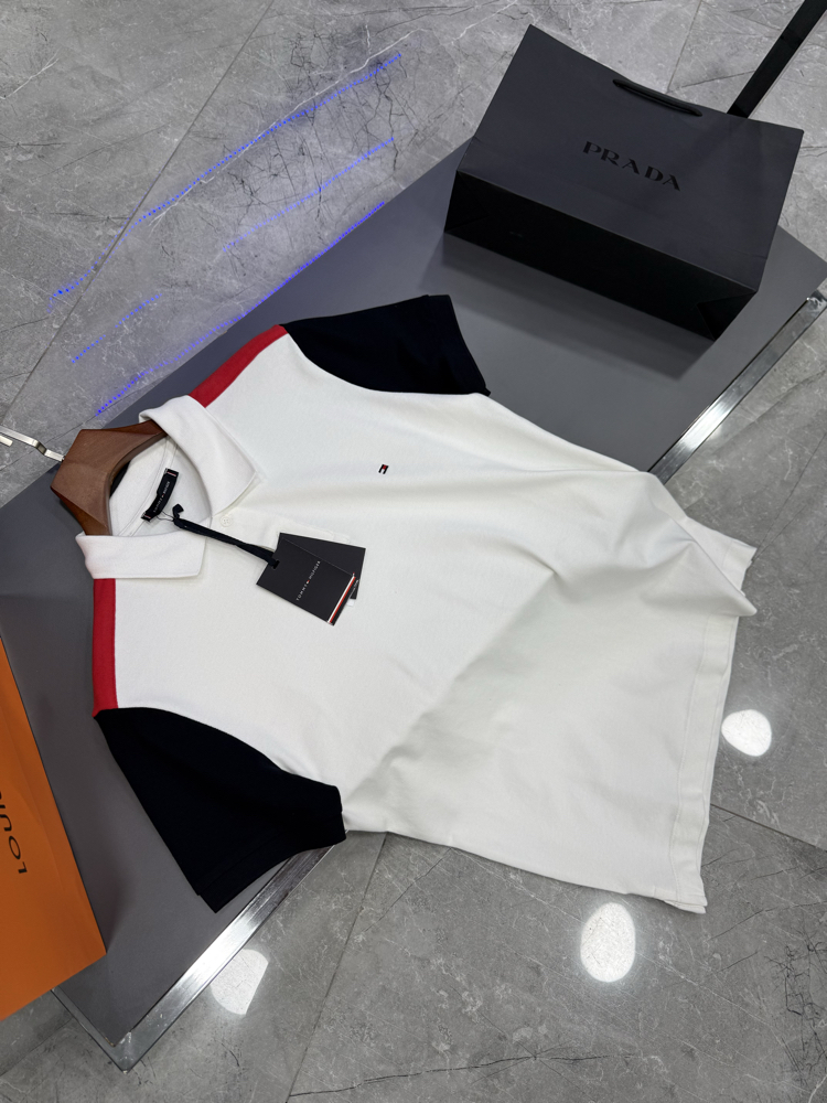 Tommy Hılfıger Parçalı Premium Polo Yaka
