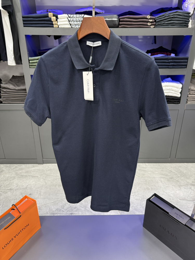 Calvin Klein Premium Polo Yaka -Lacivert