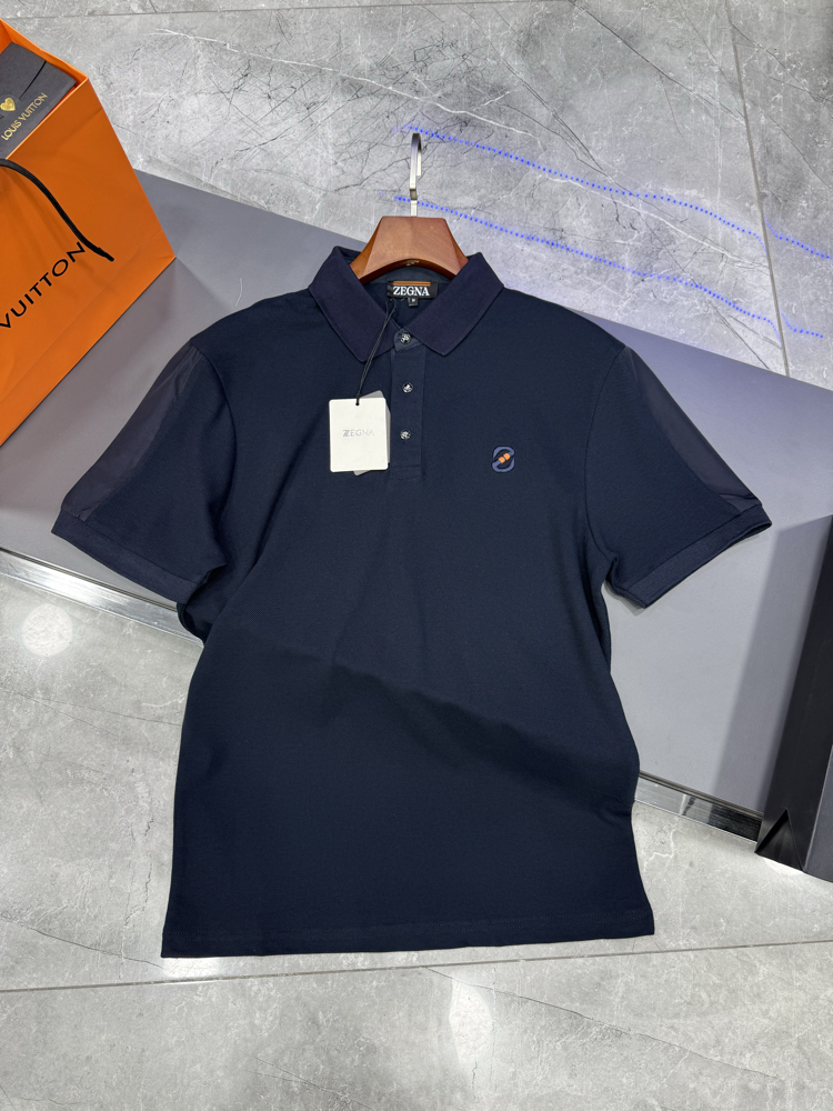 Zegna İthal Polo Yaka -Lacivert