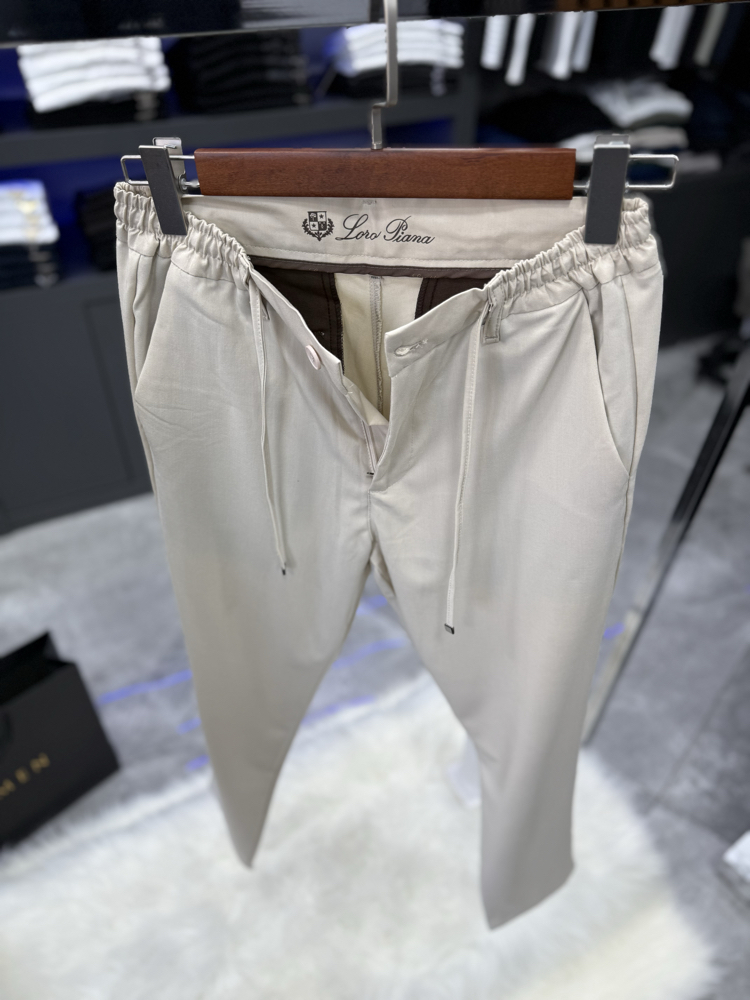 Loro Piana Premium Jogger-Krem