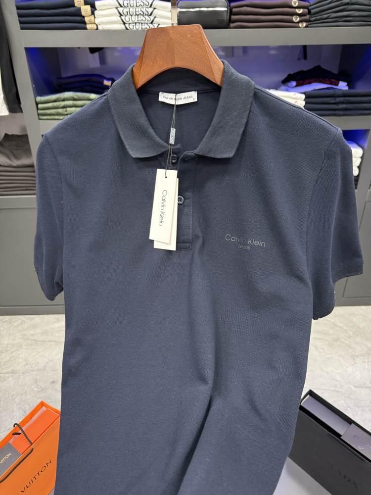 Calvin Klein Premium Polo Yaka -Lacivert