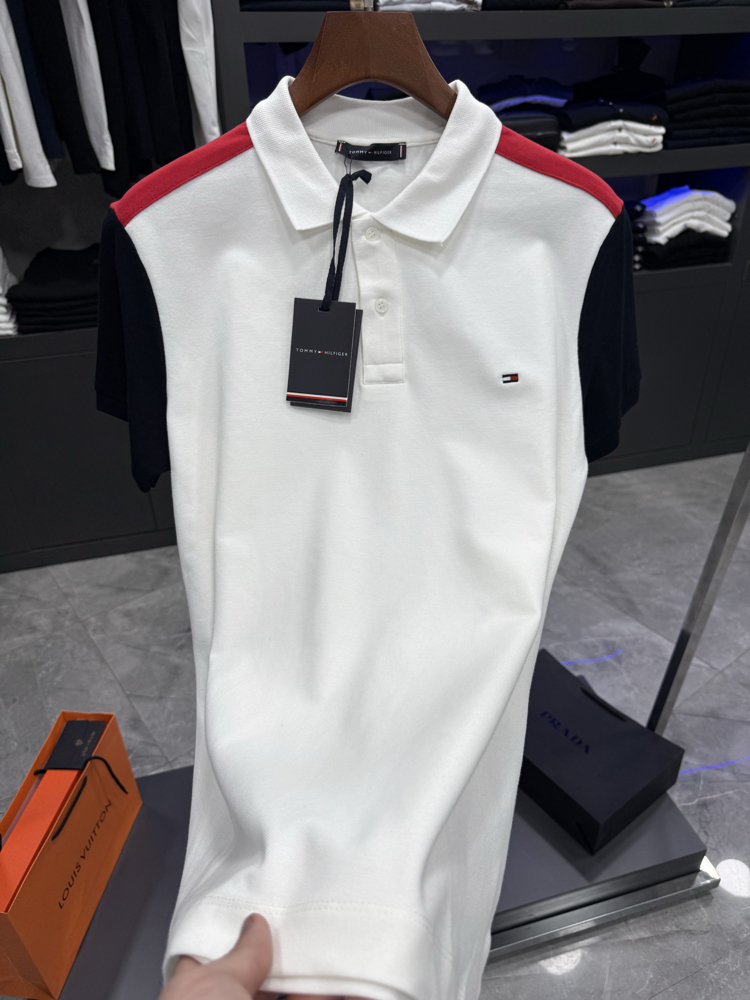 Tommy Hılfıger Parçalı Premium Polo Yaka