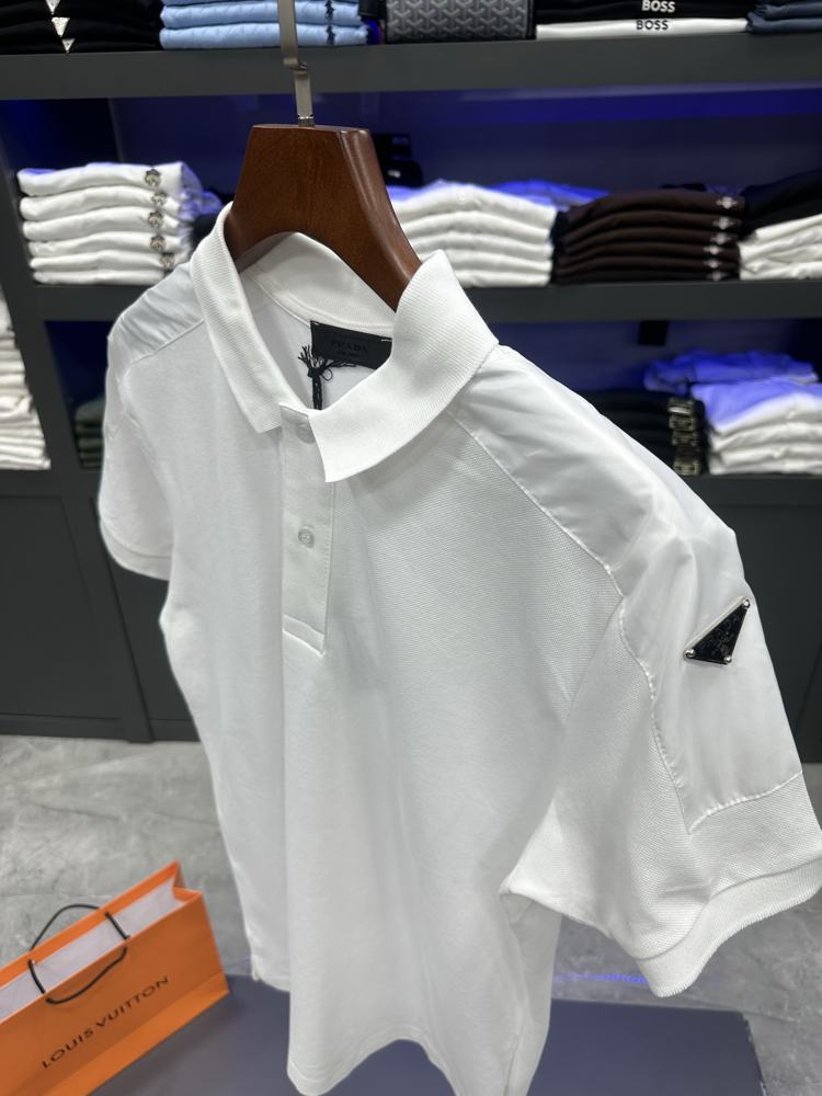 Prada Detaylı Premium Polo Yaka