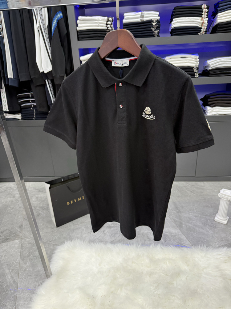 Moncler Polo Yaka-Siyah
