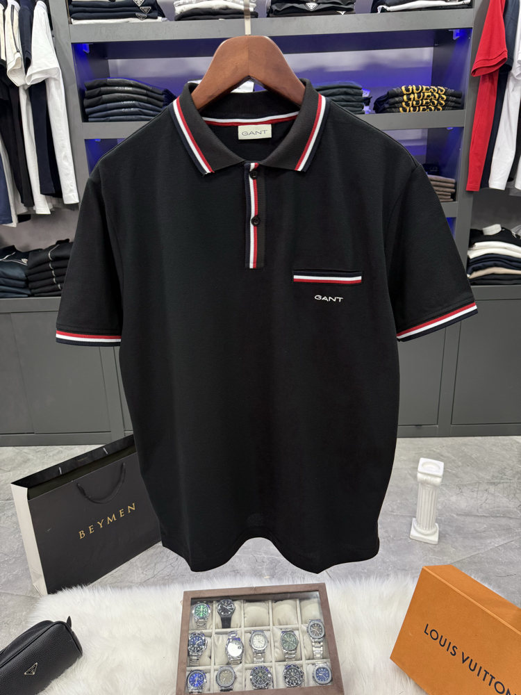 Gant Premium Polo Yaka Siyah