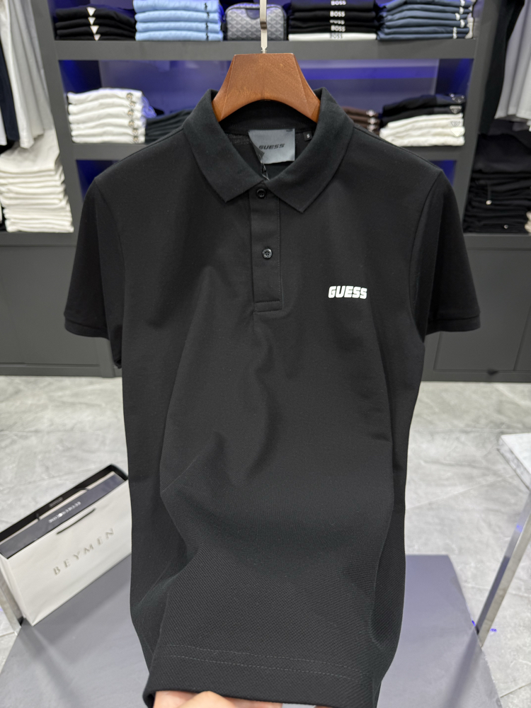 Guess Premium Polo Yaka Siyah