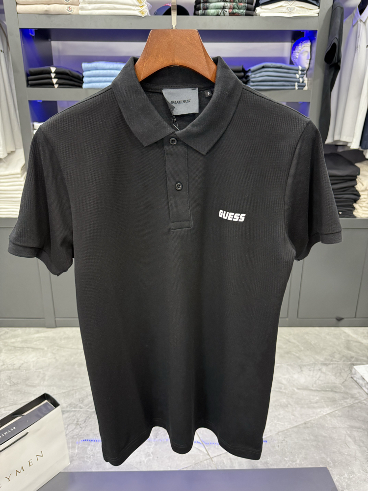 Guess Premium Polo Yaka Siyah