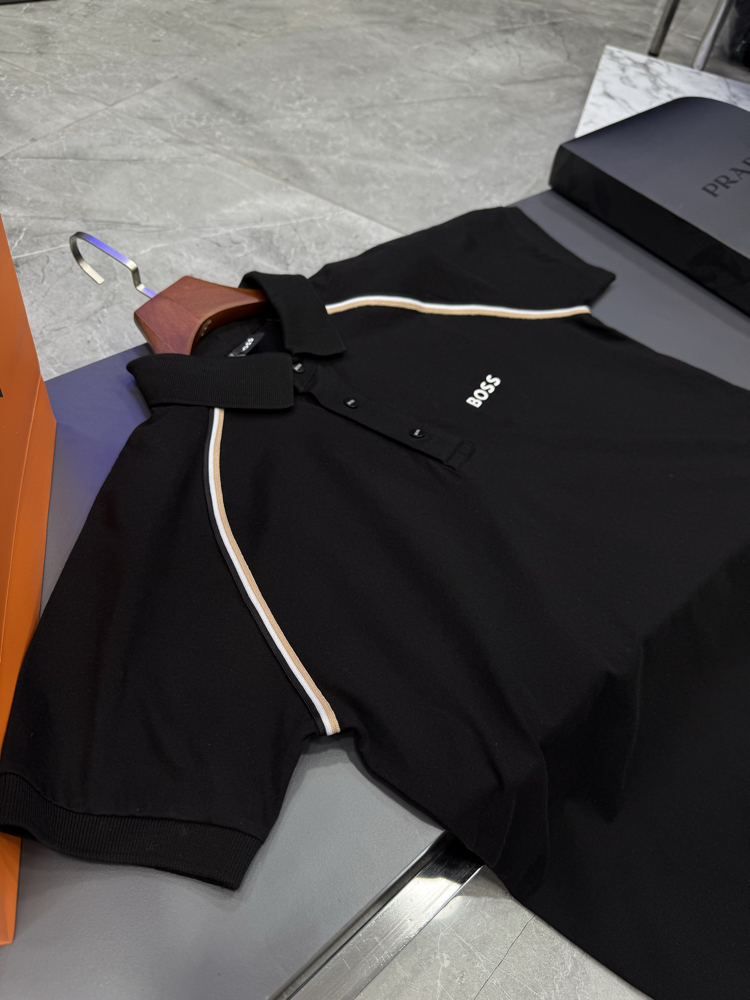 Boss Premium Siyah Polo Yaka