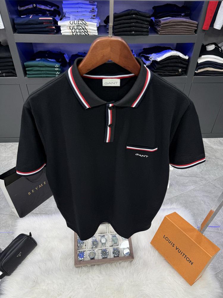 Gant Premium Polo Yaka Siyah