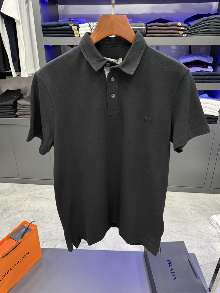 Etro Premium Series Siyah Polo Yaka