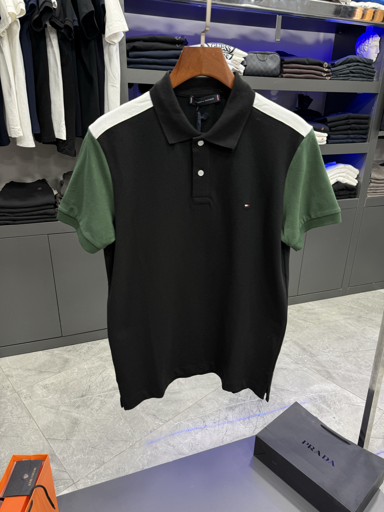 Tommy Hılfıger Parçalı Premium Polo Yaka