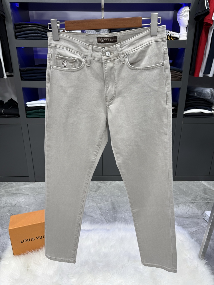 Vakko Jeans Örme Materyal Gri
