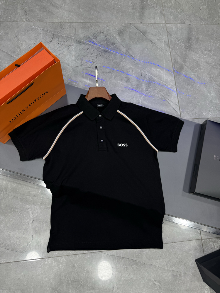 Boss Premium Siyah Polo Yaka