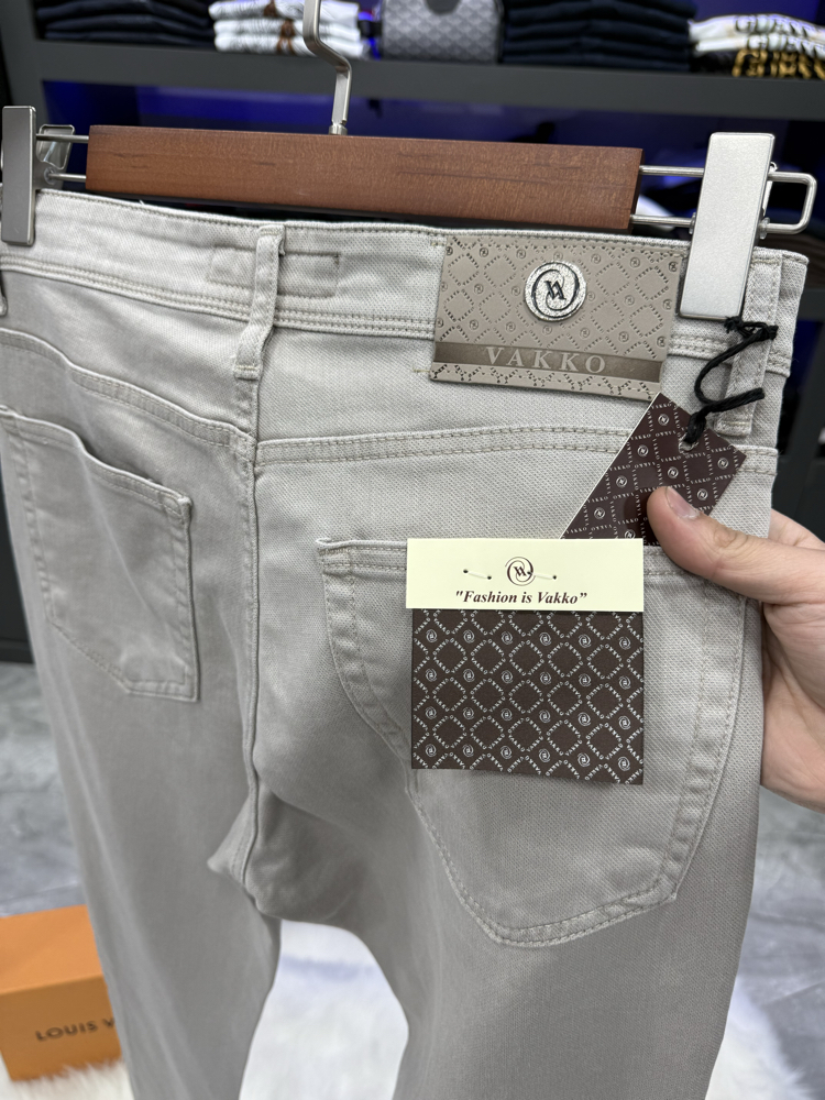 Vakko Jeans Örme Materyal Gri