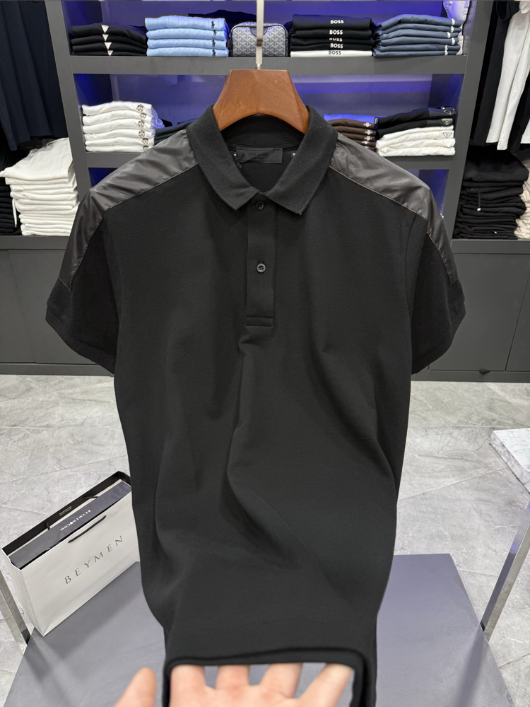 Prada Premium Siyah Polo Yaka