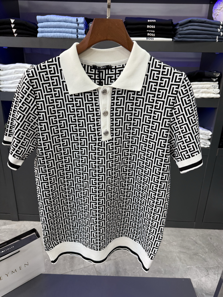 Balmain Paris Premium Triko Polo Yaka