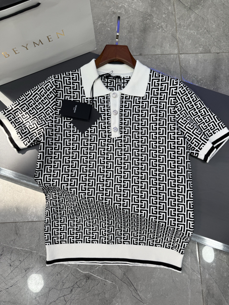 Balmain Paris Premium Triko Polo Yaka