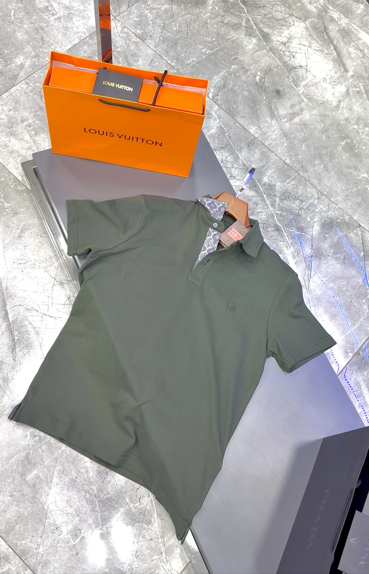 Etro Premium Series Hâki Polo Yaka
