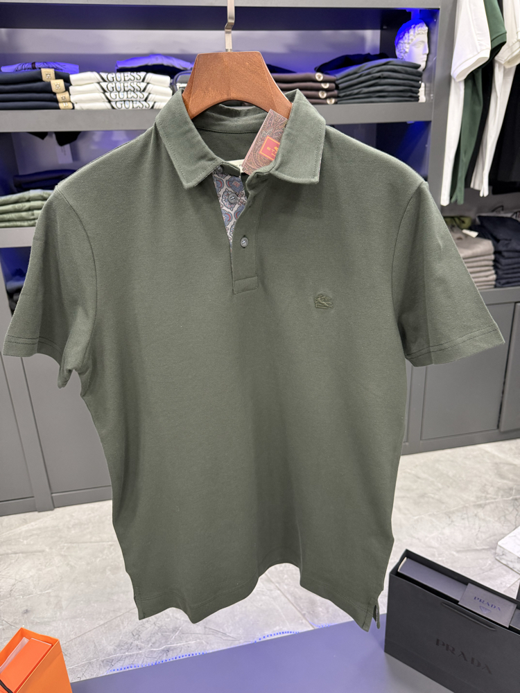 Etro Premium Series Hâki Polo Yaka