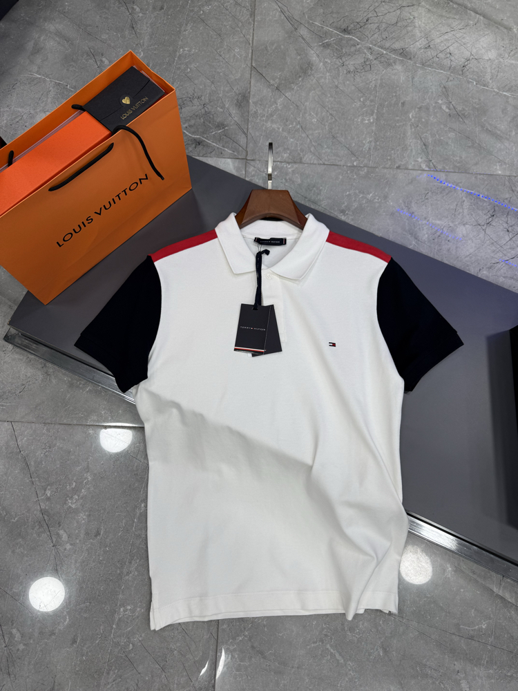 Tommy Hılfıger Parçalı Premium Polo Yaka