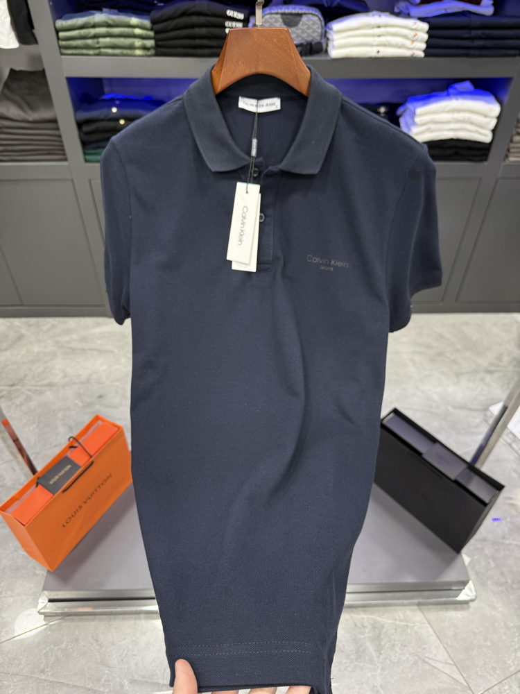 Calvin Klein Premium Polo Yaka -Lacivert