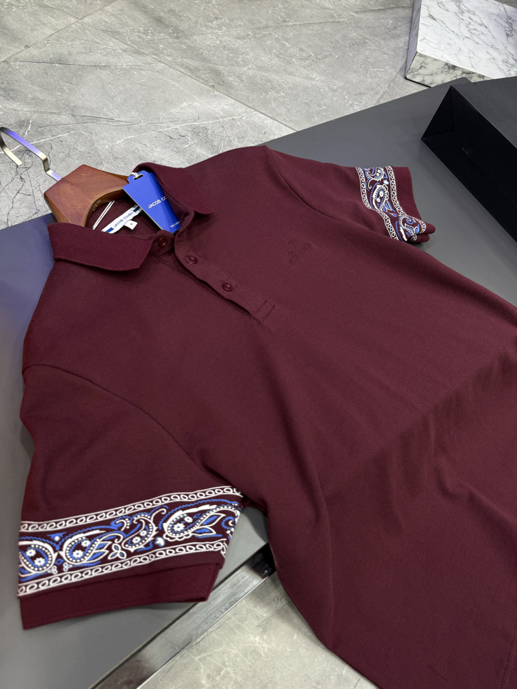 Jacob Cohen Premium Polo Yaka -Bordo