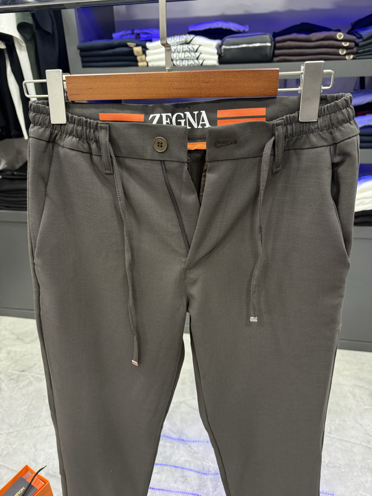 Zegna Premium Gabardin Jogger -Hâki