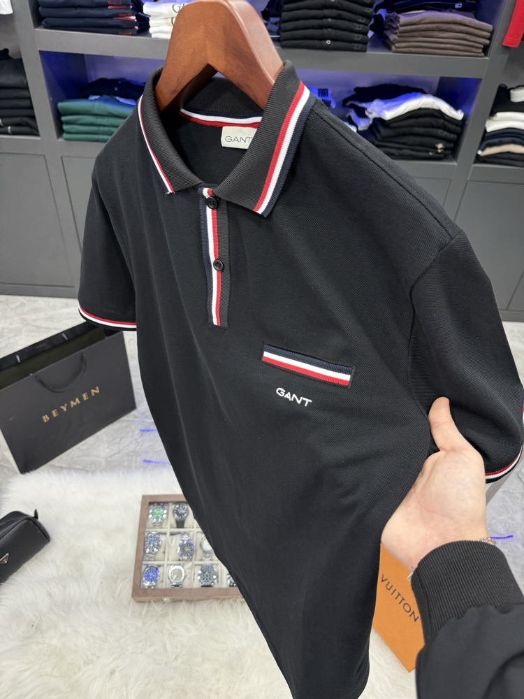 Gant Premium Polo Yaka Siyah